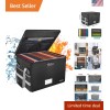Portable 15.55" Fireproof Document Box with Zipper - Elegant Safety
