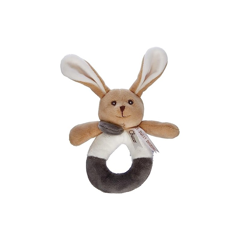 Chicco 00009616000000 Beige Bunny Rabbit Rattle