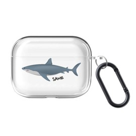ONLYOU airpods pro2 Case, King of the Sea, Shark Lovers Meeting, Shark Case, Shark, Animal, Same Clear, Cute, Soft Case, TPU Air Pods Pro Case (AirpodsPro (2nd Generation) E.)