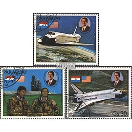 Paraguay 3420-3422 (complete.issue.) fine used/cancelled 1981 Space Shuttle (Stamps for collectors) Space