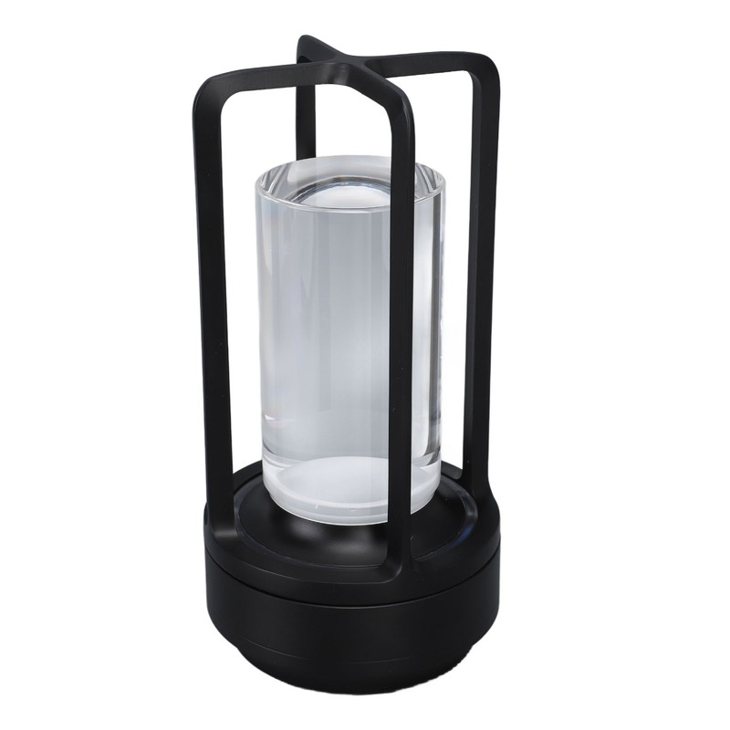Cordless Table Lamp Crystal Lampshade 16 Color Temperatures Remote Control