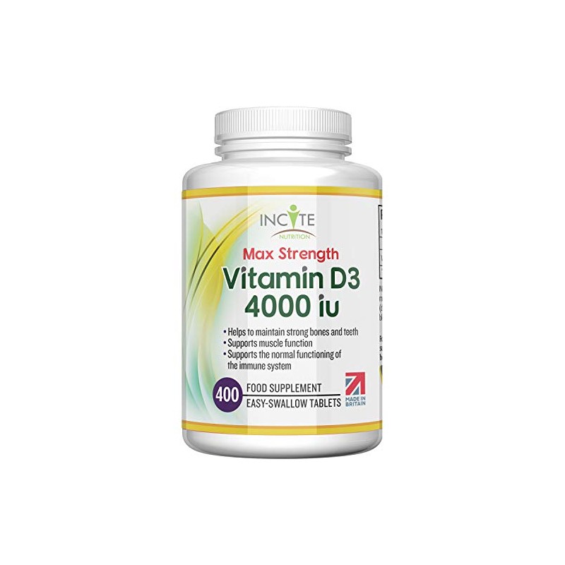 Vitamin D 4000iu - 400 Premium Vitamin D3 Easy-Swallow Micro