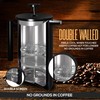 Utopia Kitchen French Press Coffee Maker, Double Wall Insulated Stainless