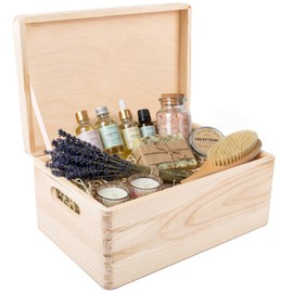 Creative Deco Large Wooden Box, 30 x 20 x 14 cm