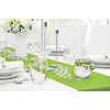 MODERNO Fleece Table Runner Apple Green Table Runner Apple Green