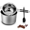 Double Boiler Pot Set, 1200ML Double Boiler, 2800ML Stainless Steel