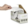 Ninestars NSTB-21-90 Extra Strong White Trash Bag w/Drawstring Closure, 21