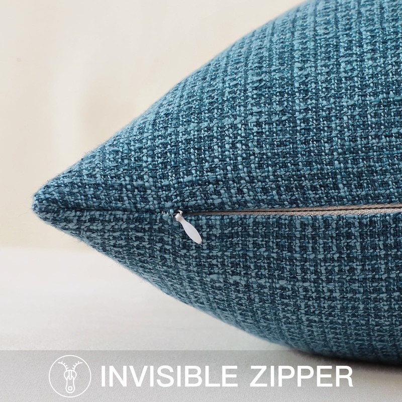 Artscope Set of 1 Cushion Cover, Plain Throw Cushion Cover,