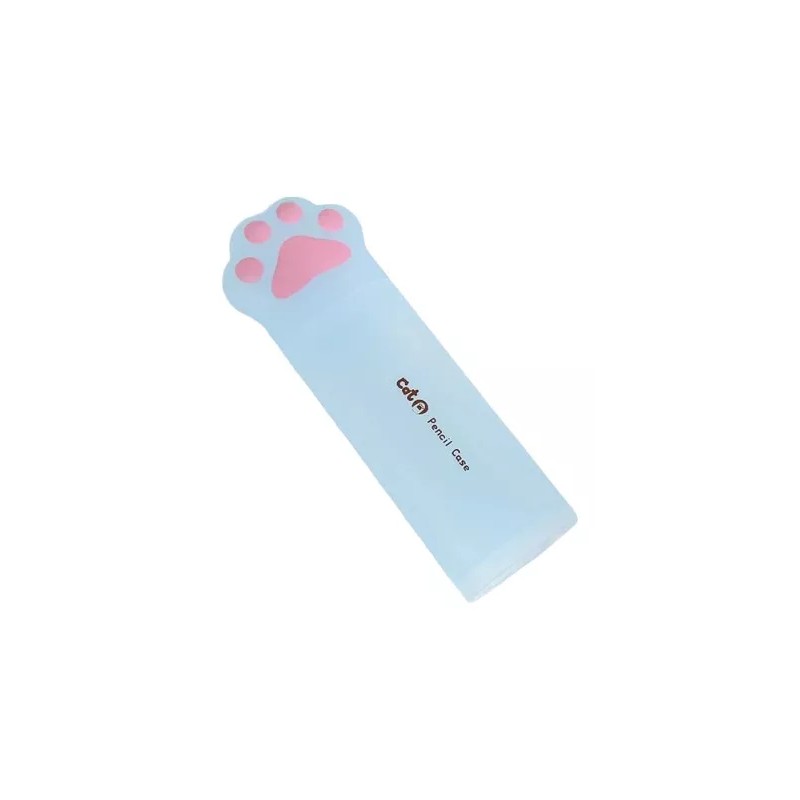 LAXIA Lapicera Estuche Patita De Gato Kawaii Color Mixtos Escolar