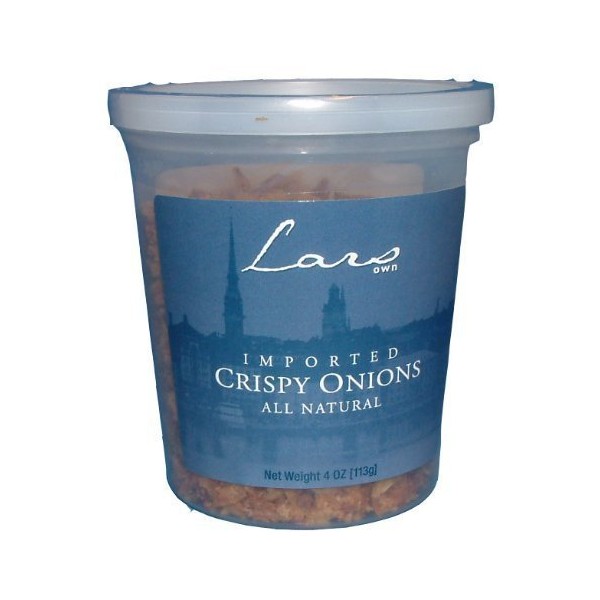 Lars Own Imported Crispy Onions 4 Ounce Package (Pack of 2)