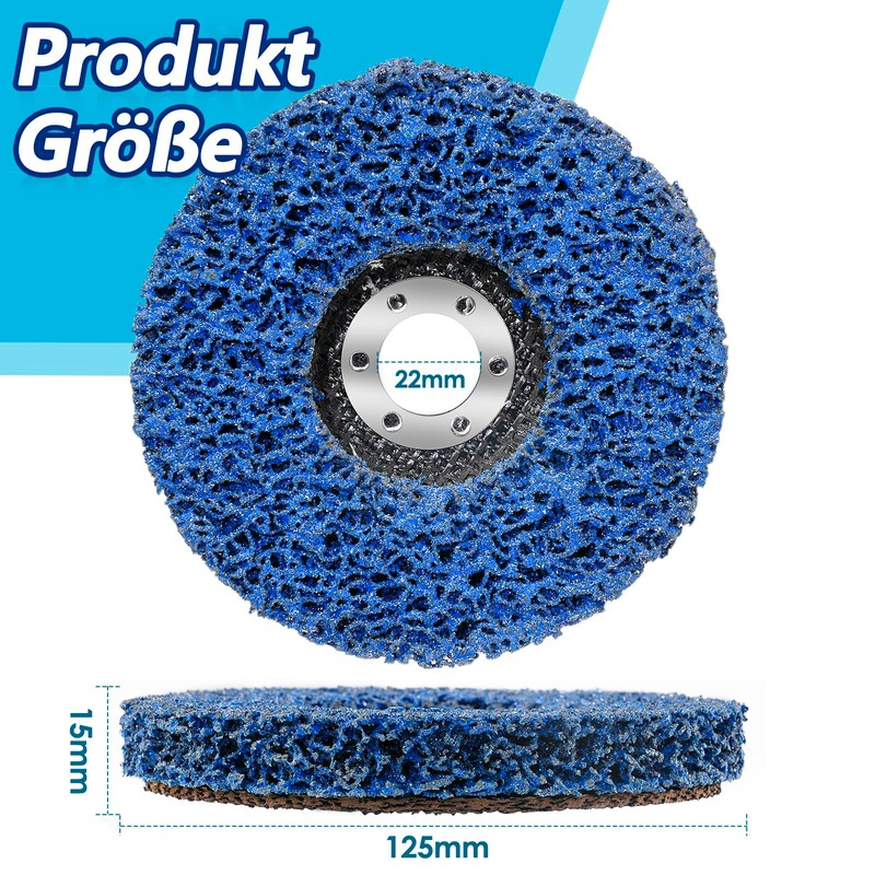 Pack of 5 125 mm CSD Disc, Grinding Disc, Coarse