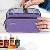 LUXJA Essential Oil Carrying Case - Holds 12 Bottles (5ml-15ml,