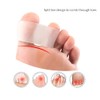 2Pcs zehentrenner,Gel-Zehenspreizer,Silikon Zehen Abstandhalter für überlappende Zehen