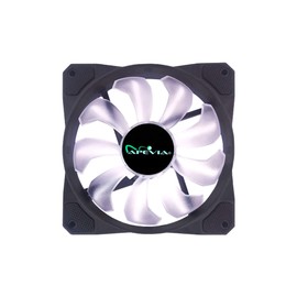 APEVIA CO12L-WH Cosmos 120mm White LED Ultra Silent Case Fan w/ 16 LEDs & Anti-Vibration Rubber Pads