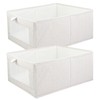 Tryslyn Pack of 2 Storage Boxes, Cupboard Organiser, Wardrobe Organiser