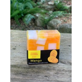 100% Pure Handmade Natural Glycerin Soap Mango, Dragon Fruit, Ginger, Green Tea, Peach - Mango