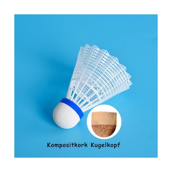 BAIHUALIN WHiZZ Nylon Badminton B√§lle Langlebige Federb√§lle f√ºr Indoor und