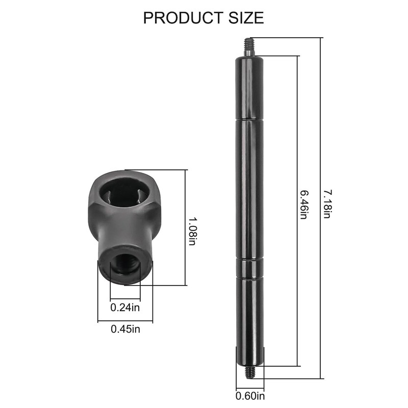 Amortiguador de dirección 603983 P10117 P7124 compatible con Hustler Raptor