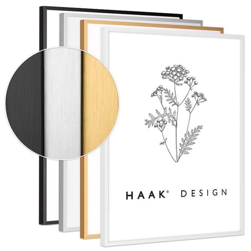 HaakDesign Alena Slim Aluminium Picture Frame 15 x 21 cm