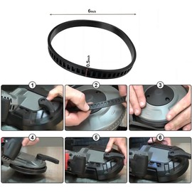 4-Pack 650721 00 Bandsaw Rubber Tires Replacement for Dewalt DWM120, A02807, DCS374, DW328K Band Saws | High-Grip Durable Rubber Tires | OEM Compatible Design