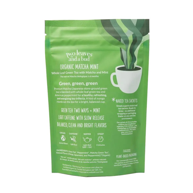 Two Leaves and a Bud Organic Matcha Mint - 15