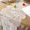 BSITSSS 2 PCS Table Runners, White Lace Table Runner 36