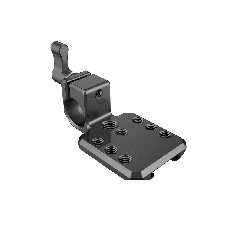 NICEYRIG 15mm Single Bar Clamp with Cold Shoe Mounting Plate