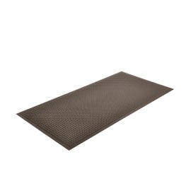 NoTrax 447S0023BL 447 Comfort-Eze 24" x 36" Black Safety Anti-Fatigue Drainage Mat