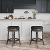 DTY Indoor Living Palmer Lake Swivel Stool, 24” Counter Height,
