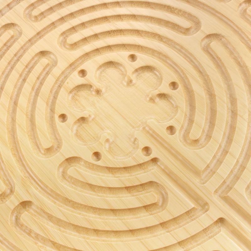 BambooMN Chartres Style 7 Circuit 8” Bamboo Finger Labyrinth -