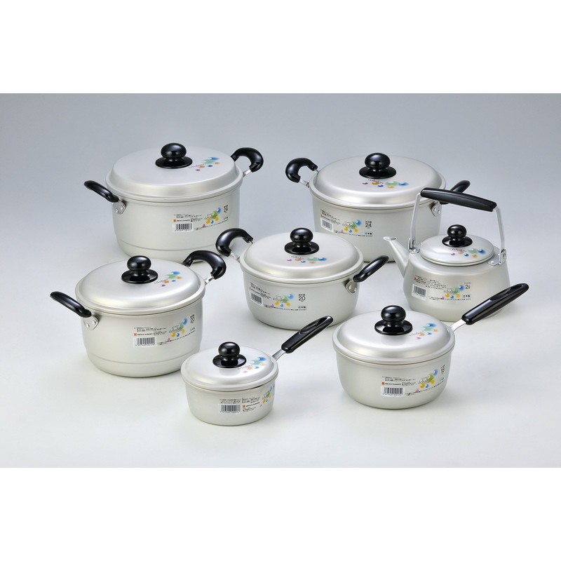Hokuriku Aluminum Shallot Kettle, 0.6 gal (2 L)