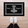MoonWorks® Doormat with Saying Gate to Asgard Nordic Mythology Odin