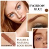 Erinde 2 x Professional brow gel, tinted durable brow glue,