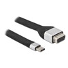 Techly Type C to VGA Female Flex Adapter