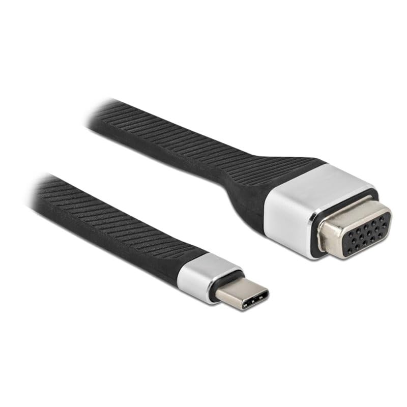 Techly Type C to VGA Female Flex Adapter