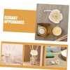 2pcs Camellia Flower Diffuser Sticks Elegant Fragrance Refills with Cotton