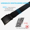 Bon4Extrao Tight Elastic Fabric Belt Men's Work Belt Stretch Belt