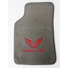 AFM NEW! Carpet Floor Mats Gray 1970-1981 PONTIAC FIREBIRD Embroidered