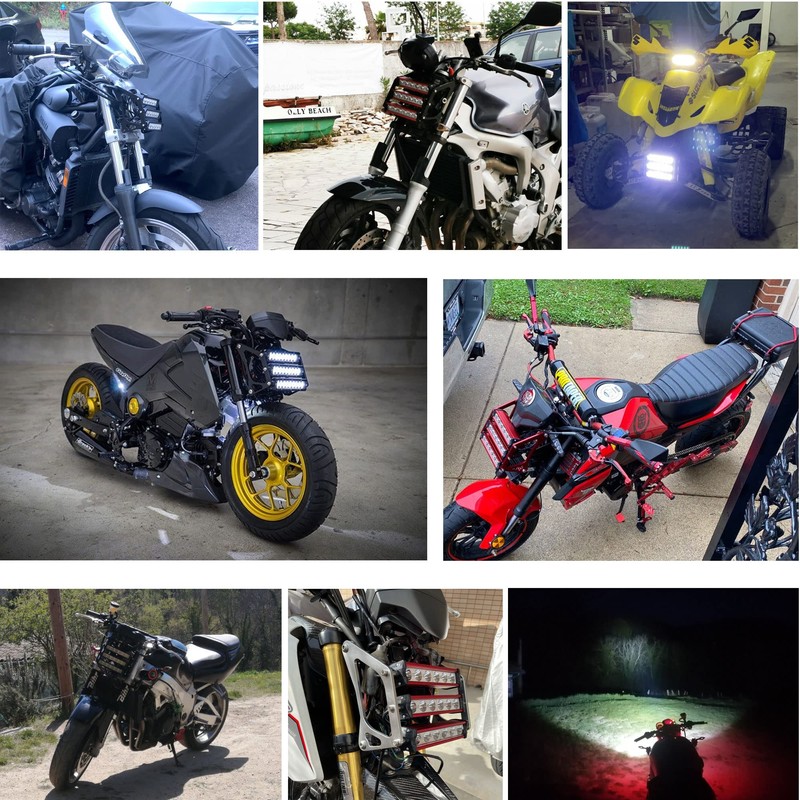 Motorcycle LED Headlight at Front Fork for Honda Grom 125