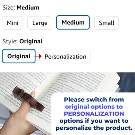 Cat Book Page Holder, Smooth Finish Walnut Wood Book Holder for Reading, Ideal Book Reader Gifts & Reading Accessories,Book Worm Gifts for Women, Thumb Book Page Holder - Book Lovers & Literary Gifts