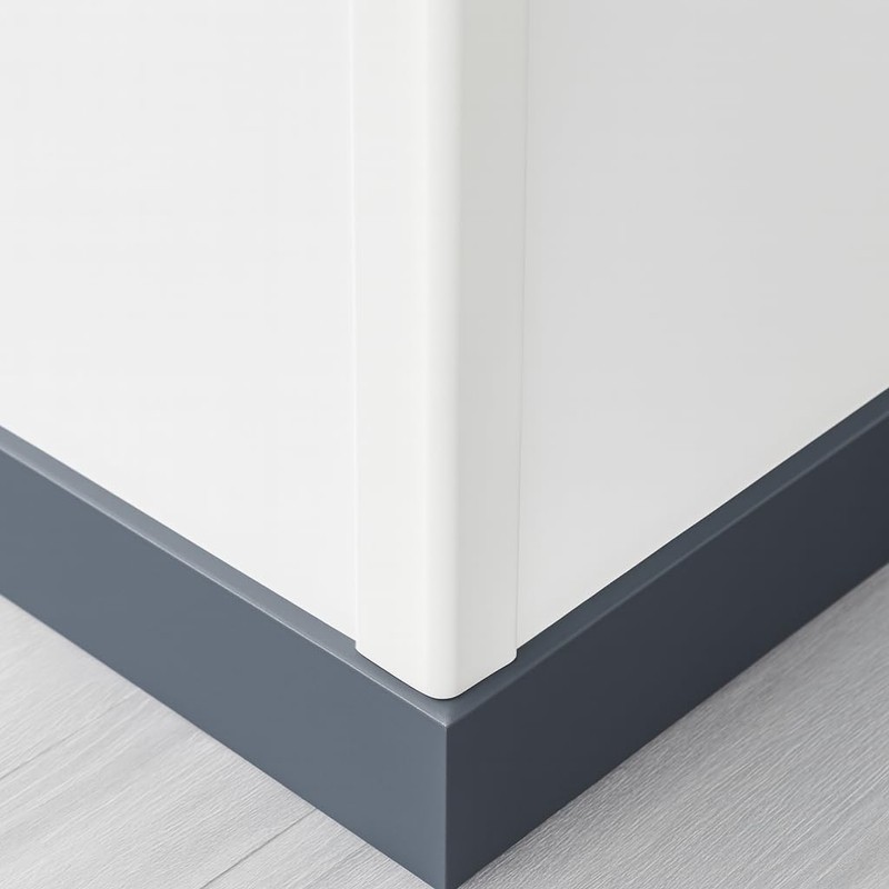 White 1 Metre x 10 Pack UPVC Plastic Rigid Angle