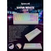 Redragon Teclado de Membrana Gamer K512RGB Shiva White