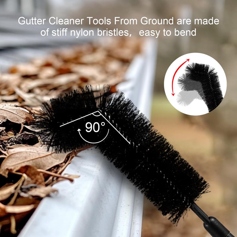 Zhichen star Gutter Cleaning Tools from the Ground - 10.5