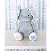 Interactive Peekaboo Plush for Babies, Infants and Toddlers, Grey Elephant,