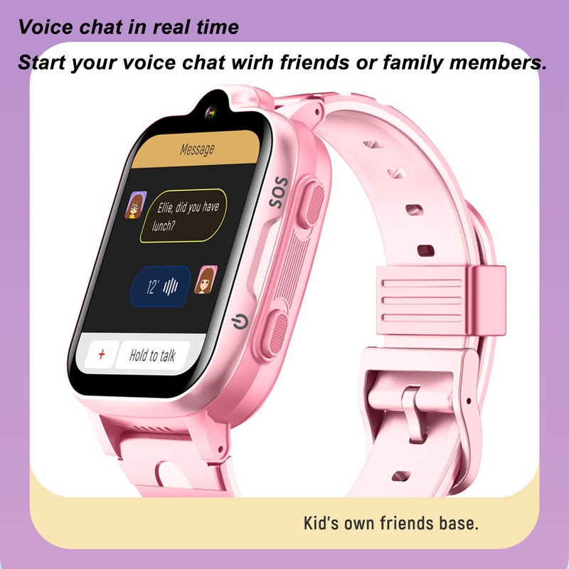 4G Kids Smart Watch GPS Position Video Call IP67 Waterproof