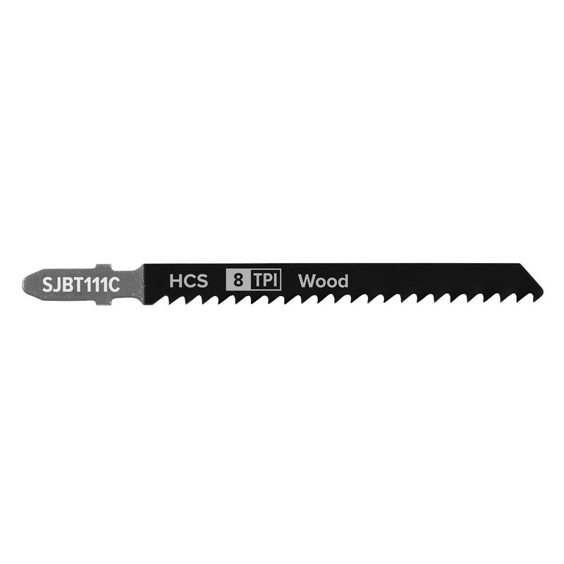 Sealey SJBT111C 100mm 8tpi Jigsaw Blade General Wood - Pack