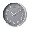 HZDHCLH 30 cm Silent Wall Clock Sweeping Second with Arabic