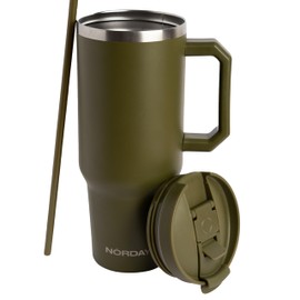 NORDAY | Termo Tumbler 40 oz - Titan Militar | Termos para Cafe - Vaso Termico de Acero Inoxidable | Termos para Agua - Botella de Agua | Mantiene Temperatura hasta 24hs | Regalos Aesthetic