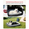 QPAU 36 in Inflatable Dog Bed for Home Travel and