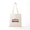 CafePress World's Most Awesome Mail Carrier Tote Bag Reusable Natural